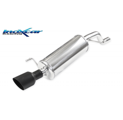 Escape trasero deportivo 1X100 Black Ceramic OPEL CORSA E GSI 1.4 Turbo (150cv) 2019-- PENDIENTE de Homologacion Europea Ino