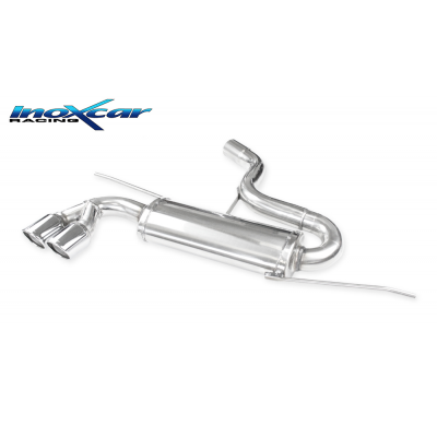 Escape trasero deportivo 2X80 X-RACE AUDI A3 (Type 8P) 2.0 16V TFSI (200CV) 2005-- CON Homologacion Europea Inoxcar