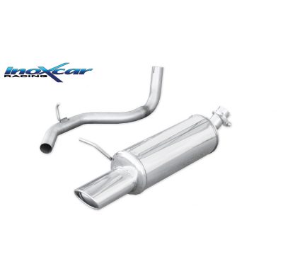 Escape trasero deportivo 1X120X80 VOLKSWAGEN NEW BEETLE 1.9 TDI (100CV) 2000-- Ø 55 CON Homologacion Europea Inoxcar