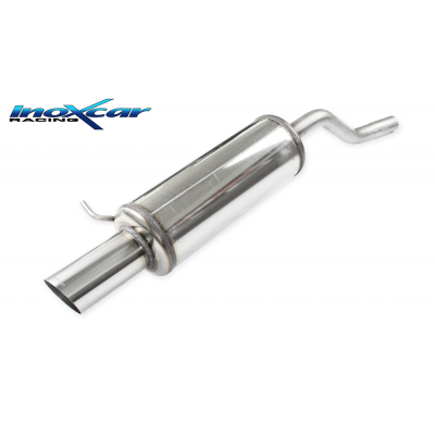 Escape trasero deportivo 1X90 RALLY RENAULT TWINGO (type MK2) GT TURBO 1.2 (100CV) 2007-- Ø 45 CON Homologacion Europea Inox