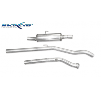 Tubo de sustitución del catalizador + Tubo central directo + Escape trasero Grupo.N54 Ø RENAULT CLIO 2 RS 2.0 PHASE1 (172CV) 200