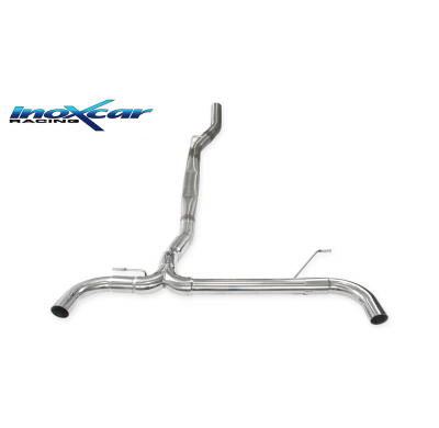 Escape trasero sin silenciador Salida Izq. + Dcha. ALFA ROMEO GIULIA VELOCE 2.2 TDI (210cv) 2018-- Ø 70 (Ø di attacco 65mm) SIN