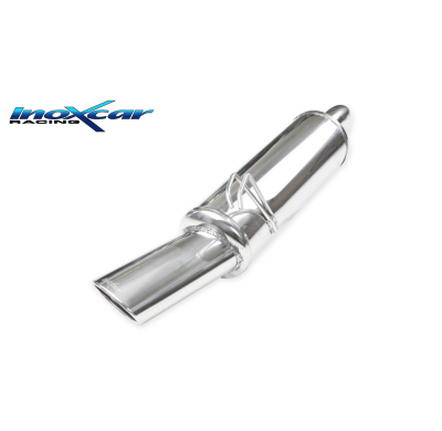 Escape trasero deportivo 1X120X80 FIAT COUPÉ 1.8 16V (131CV) 1997-- CON Homologacion Europea Inoxcar