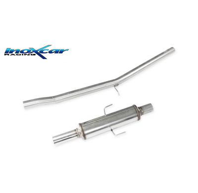 Tubo central directo + Escape trasero gr.A  63 Ø PEUGEOT 205 GTI 1.6 (115CV) / 1.9 (128CV) SIN homologacion Inoxcar