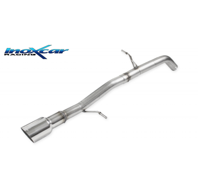 Escape trasero sin silenciador 1X90 RACING FORD FIESTA 8° serie (18) 1.0 (100cv) 2018-- SIN homologacion Inoxcar