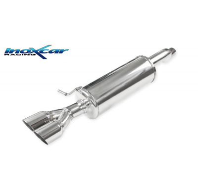 Escape trasero 2X80 RACING VOLKSWAGEN POLO (type AW) 2.0 GTI (207cv) Restyling 2022-- Inoxcar PENDIENTE DE HOMOLOGACION
