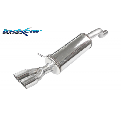 Escape trasero deportivo 2X70 RACING AUDI A1 (Type GB) Ø  Attacchi 60mm PENDIENTE de Homologacion Europea Inoxcar