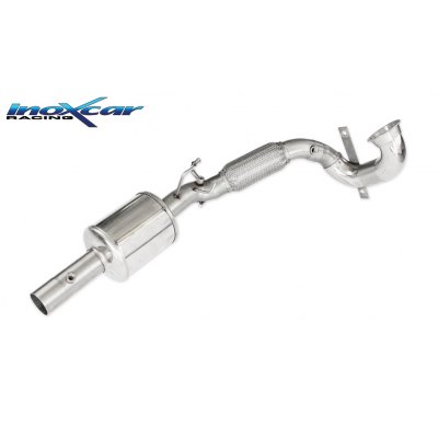 Tubo de sustitución del catalizador (sostituisce il CAT ed elimina il GPF) + Escape trasero AUDI A1 (Type GB) 40TFSI 2.0T (200cv