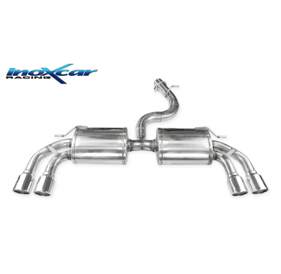 Escape trasero deportivo 2X80 X-RACE Salida Izq. + Dcha. AUDI A3 (Type 8V) S3 2.0 TFSI (300cv) 2013-- CON Homologacion Europ