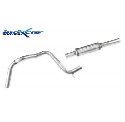 Tubo central con silenciador SEAT LEON (Type 5F) 1.4 TSi  (122CV) 2012-- diam. 50 CON Homologacion Europea Inoxcar