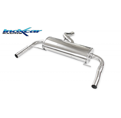 Escape trasero deportivo 1X50 Salida Izq. + Dcha. RENAULT CLIO 3 Restyling 2009-- RS 2.0i (200cv) / RS GORDINI (203cv) 2010-