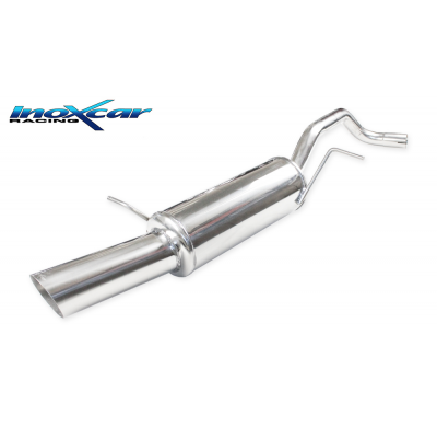 Escape trasero deportivo 1X102 RACING SEAT IBIZA SC (Type 6J) 1.2 Tsi (105CV) 2011-- CON Homologacion Europea Inoxcar