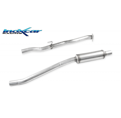 Tubo central con silenciador HONDA CIVIC 1.5 Turbo (182cv) 2018-- Tubaz. Ø 50 - Raccordo Ø 51 PENDIENTE de Homologacion Europea