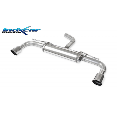 Escape trasero deportivo 1X100 RACING Salida Izq. + Dcha. VOLKSWAGEN GOLF 8 2.0 GTI (245cv) 2020-- PENDIENTE de Homologacion