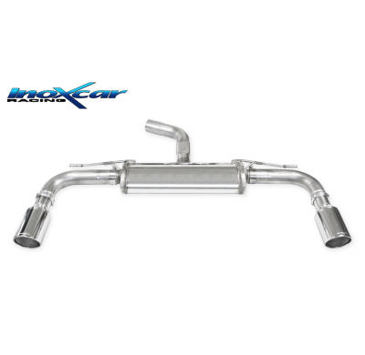 Escape trasero deportivo 1X100 X-RACE Salida Izq. + Dcha. VOLKSWAGEN GOLF 8 2.0 GTI (245cv) 2020-- PENDIENTE de Homologacion