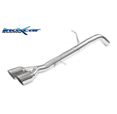 Escape trasero sin silenciador 2X80 RACING FORD FIESTA 8° serie (18) ST 1.5i Turbo ST EcoBoost (200cv) 2018-- SIN homologacion