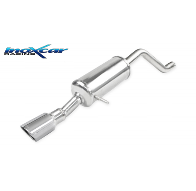 Escape trasero deportivo 1X90 X-RACE PEUGEOT 208 1.2i T (130cv) 2020-- PENDIENTE de Homologacion Europea Inoxcar