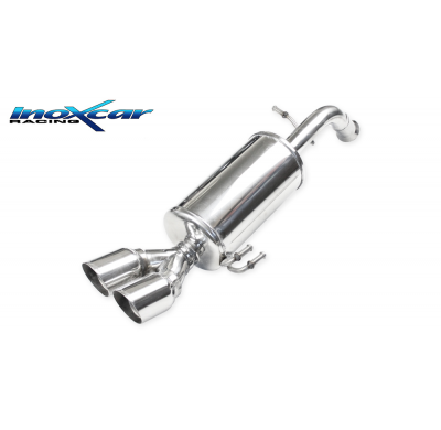 Escape trasero deportivo 2X80 RACING KIA PICANTO GT-Line 1.0 TGDI (100cv) Ø 50 2018-- PENDIENTE de Homologacion Europea Inox