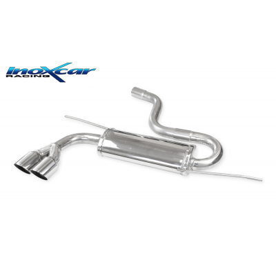 Escape trasero deportivo 2X80 RACING AUDI A3 (Type 8P) SPORTBACK 1.8 TFSI (160CV) 05/2005-- CON Homologacion Europea Inoxcar