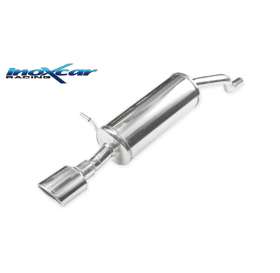 Escape trasero deportivo 1X20X80 RENAULT CLIO 4 1.2 GT (120cv) 2013-- CON Homologacion Europea Inoxcar