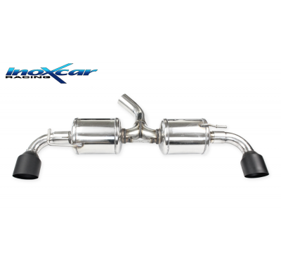 Escape trasero doble 1X100 BLACK CERAMIC Salida Izq. + Dcha. TOYOTA YARIS 1.6 GR (261cv) 2020-- PENDIENTE de Homologacion Eu