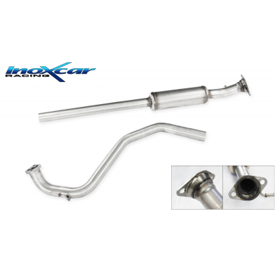 Tubo central con silenciador (1 SIL) SUZUKI SWIFT 1.4 Sport Hybrid (129cv) 2020-- PENDIENTE de Homologacion Europea Inoxcar