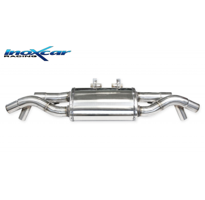 Silenciador trasero deportivo  Salida Izq. + Dcha.  PORSCHE 911 Serie 991 Carrera Turbo 3.8 (540cv) 2016--  SIN homologacion Ino