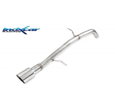 Escape trasero sin silenciador 1X90 RACING FORD FIESTA 8° serie (18) 1.0 (125cv) Hybrid 2020-- SIN homologacion Inoxcar