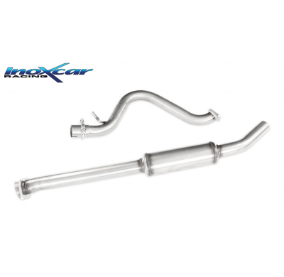 Tubo central con silenciador SUBARU BRZ 2.0 (200CV) 2012-- SIN homologacion Inoxcar