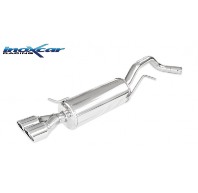 Escape trasero deportivo 2X80 X-RACE VOLKSWAGEN POLO (type 6R) 1.4 16V GTI (180CV) 2010-2014  Ø 55 CON Homologacion Europea