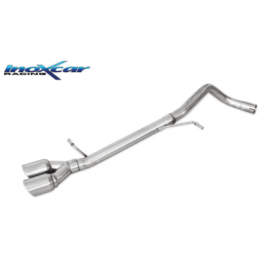 Escape trasero sin silenciador 2X80 RACING VOLKSWAGEN POLO (type 6R) WRC 2.0 TSI (220cv) 2013-2014 diam. 63,5 SIN homologacion I