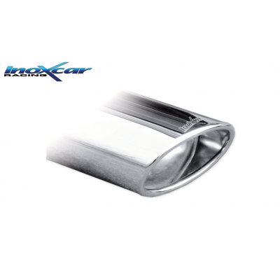 Escape trasero deportivo 1X120X80 OBLIQUO SEAT LEON (Type 5F) 2.0 TDI FR (150cv) 2014-- CON Homologacion Europea Inoxcar