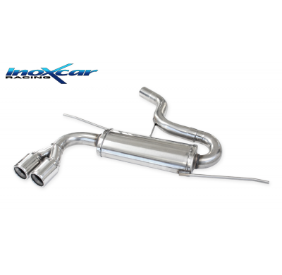 Escape trasero deportivo 2X80 AUDI A3 (Type 8P) SPORTBACK 1.8 TFSI (160CV) 05/2005-- CON Homologacion Europea Inoxcar