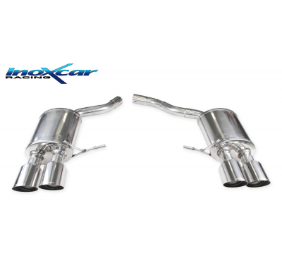 Escape trasero deportivo 2X100 RACING Salida Izq. + Dcha. PORSCHE PORSCHE MACAN 3.0 S TDI V6 (250cv) 2013-- SIN homologacion