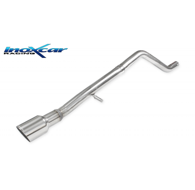 Escape trasero sin silenciador 1X90 RACING PEUGEOT 208 1.2 (101cv) 2019-- SIN homologacion Inoxcar