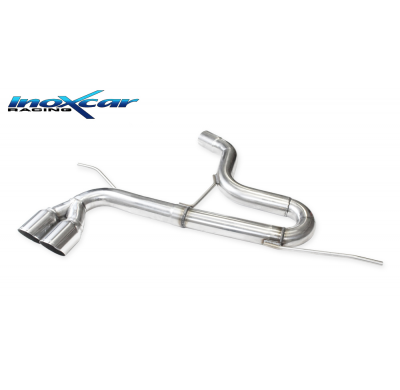 Escape trasero sin silenciador 2X80 RACING VOLKSWAGEN GOLF 5 2.0 16V TFSI GTI (200CV-230CV) 2004-- Ø 65 SIN homologacion Inoxcar