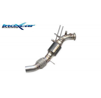 Tubo de reemplazo de catalizador con catalizador de metal BMW F30 serie 3 318D 2.0 (150cv) / X-DRIVE 2015-2018 Inoxcar SIN HOMOL