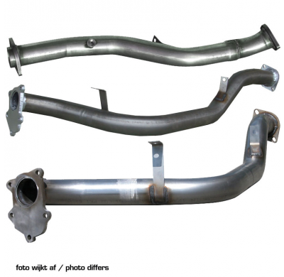 Tubo de sustitución del catalizador con catalizador metalico (1°CAT) 60mm SUBARU IMPREZA 4WD 2.0 GT TURBO --2000 SIN homologacio