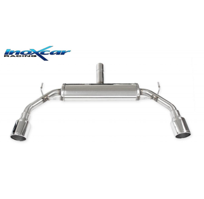 Escape trasero deportivo 1X100 X-RACE Salida Izq. + Dcha. ALFA ROMEO GIULIETTA 1750 Tbi (241cv) 2014--  Ø 60 Quadrifoglio Ve