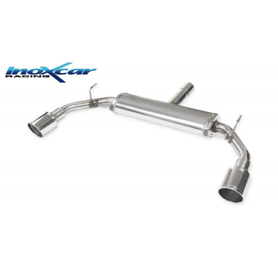 Escape trasero deportivo 1X110 X-RACE Salida Izq. + Dcha. ALFA ROMEO GIULIETTA 1750 Tbi (241cv) 2014--  Ø 60 Quadrifoglio Ve