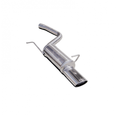 Escape trasero deportivo 1X120X80 AUDI A4 2° serie 1.9 TDI (130CV) 2001-- CON Homologacion Europea Inoxcar