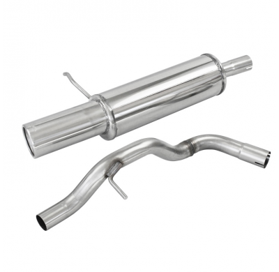 Escape trasero deportivo 1X102 AUDI TT (Type 8N) 1.8 TURBO 2WD (180CV) 1999-2005 Ø 52 SIN homologacion Inoxcar