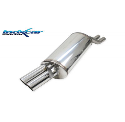 Escape trasero 2X70 RACING BMW E30 - Serie 3 320 IS 2.0 16V (192cv) (kit M-TECH) 1989-1991 Ø 45 Inoxcar SIN HOMOLOGACION