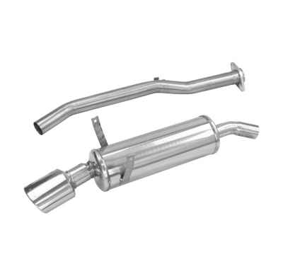 Escape trasero deportivo 1X120X80 BMW E36 316 1992-1998 CON Homologacion Europea Inoxcar