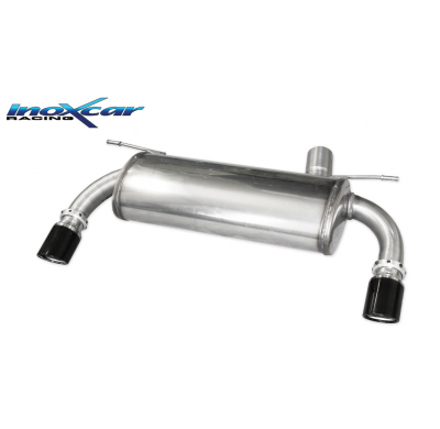 Escape trasero deportivo 1X80 X-RACE Salida Izq. + Dcha. BLACK EDITION BMW F23 M235i (326cv) 2015-- Cabrio PENDIENTE de Homo