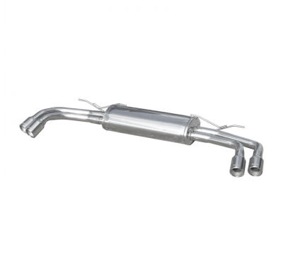 Escape trasero deportivo 2X80 Salida Izq. + Dcha. BMW X5 (Type E70) 3.0D (235CV) 2007-- CON Homologacion Europea Inoxcar