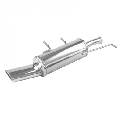 Escape trasero deportivo 1X120X80 CITROEN C4 2.0 16V VTR (136CV) 2005-- CON Homologacion Europea Inoxcar