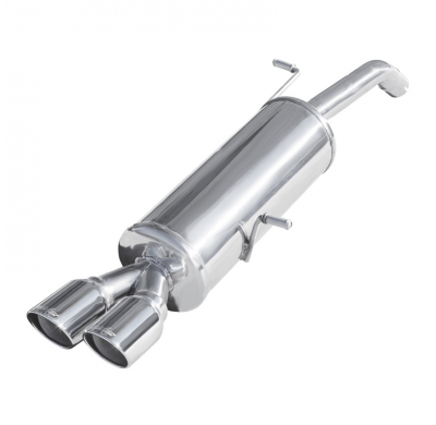 Escape trasero deportivo 2X80 X-RACE CITROEN DS3 1.6i 16V TURBO (155CV) 2010-- Ø 50 CON Homologacion Europea Inoxcar