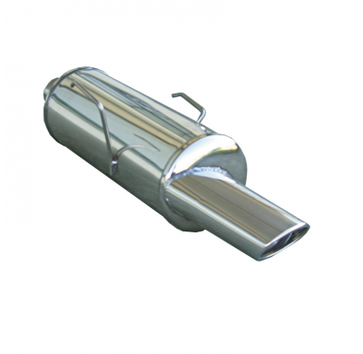 Escape trasero deportivo 1X120X80 CITROEN SAXO 1.6 8V (98CV) 1999-- CON Homologacion Europea Inoxcar