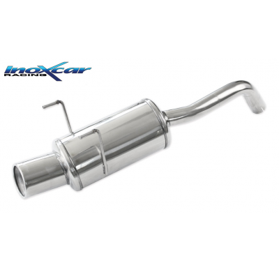 Escape trasero deportivo 1X102 FIAT 500 1.4 16V (100CV) 2007-- Ø 48 CON Homologacion Europea Inoxcar